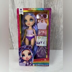 Rainbow Fashion Doll Violet with Swim and Style